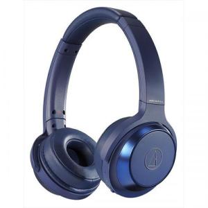 オーディオテクニカ audio-technica ワイヤレスヘッドホン ATH-WS330BT-BL 〈ATHWS330BT-BL〉｜denkichiweb