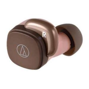 オーディオテクニカ audio-technica フルワイヤレスイヤホン ピンクブラウン ATH-SQ1TW-PBW リモコン・マイク対応 /ワイヤレス(左右分離) /Bluetooth