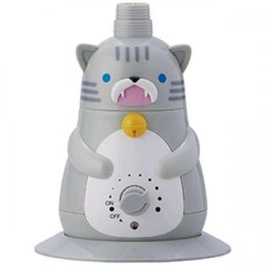 アピックス APIX 超音波式 ペットボトル加湿器 ネコ グレー AHD-127-GY