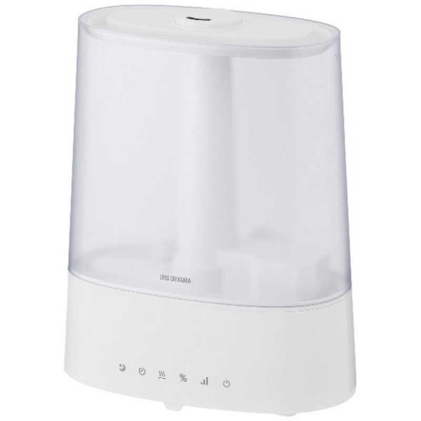 【4/1までポイント2倍】アイリスオーヤマ IRIS OHYAMA 上給水超音波ハイブリッド加湿器 ...