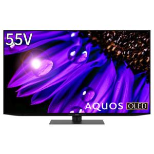 シャープ SHARP 4Kチューナー内蔵 有機ELテレビ 55V型 4T-C55EQ1(宅配サイズ商品)〈4TC55EQ1〉
