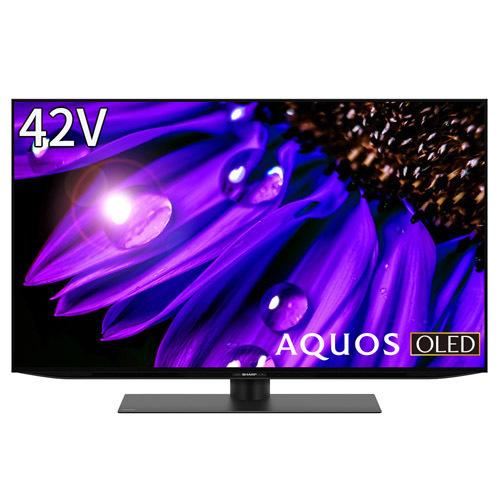 シャープ SHARP 4Kチューナー内蔵 有機ELテレビ 42V型 4T-C42EQ2(宅配サイズ商...