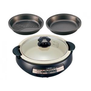 ZOJIRUSHI グリル鍋 あじまる プレート3枚 ブラウン EP-PX30-TA 象印