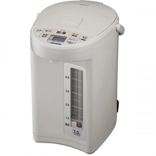 ZOJIRUSHI マイコン沸とう電動ポット 5.0L ホワイト CD-SE50-W 象印 〈CDS...