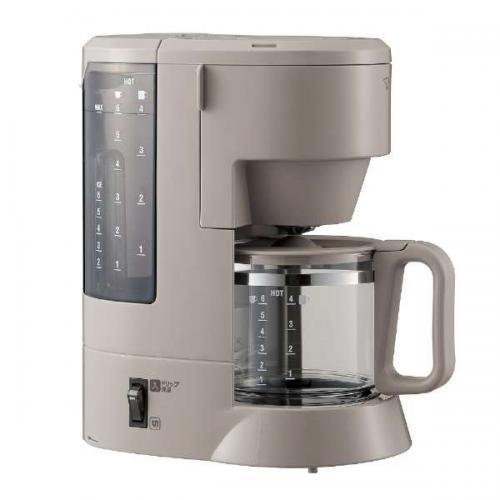 象印 ZOJIRUSHI コーヒーメーカー 6杯抽出 グレイッシュブラウン EC-MA60-TZ〈E...