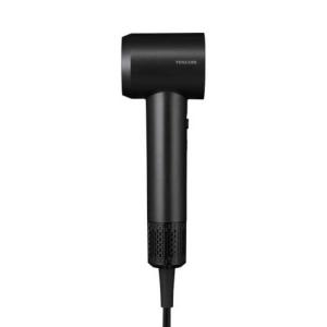 テスコム ドライヤー I字型 速乾 マイナスイオン 軽量280g コンパクト 旅行用 ポーチ付き マット ブラック TD620AK