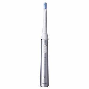 OMRON 音波式電動歯ブラシ HT-B322-SL シルバー オムロン 〈HTB322-SL〉