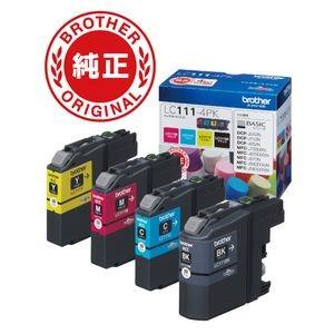 brother 純正インクカートリッジ お徳用4色パック LC111-4PK ブラザー 〈LC1114PK〉