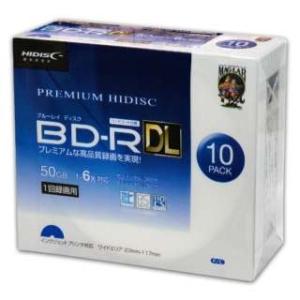 HI-DISC 録画用BD-R DL 片面2層 50GB 6倍速対応 10枚入 ホワイトプリンタブル...