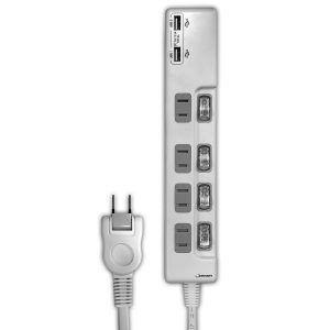 HDUTC4U2WH / ハイディスク / 電源タップ・延長コード
