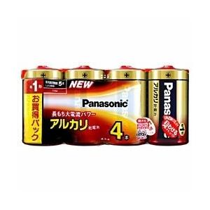 Panasonic アルカリ乾電池単1形4本パック LR20XJ/4SW パナソニック 〈LR20X...
