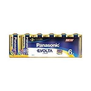 Panasonic 乾電池エボルタ単2形6本パック LR14EJ/6SW パナソニック 〈LR14EJ6SW〉