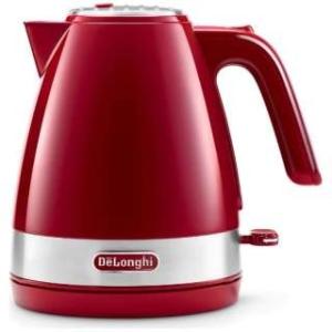 De'Longhi 電気ケトル アクティブシリーズ 1.0L パッションレッド KBLA1200J-R デロンギ 〈KBLA1200J-R〉