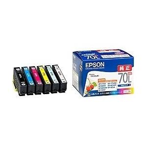 EPSON 純正インクカートリッジ 増量 6色パック IC6CL70L エプソン 〈IC6CL70L...