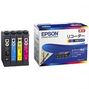 EPSON 純正インクカートリッジ リコーダー 4色パック RDH-4CL エプソン 〈RDH4CL〉｜denkichiweb