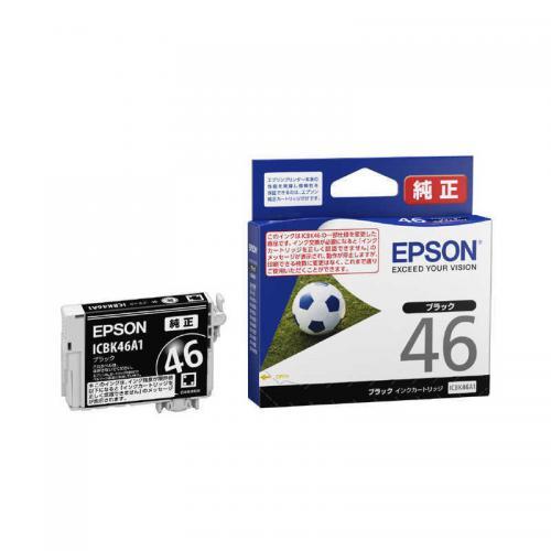 エプソン EPSON 純正インクカートリッジ ブラック ICBK46A1〈ICBK46A1〉