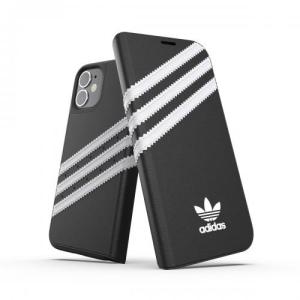 adidas アディダス iPhone 12 mini スマホケース Originals Booklet Case SAMBA FW20  Black/White 42244EX7900〈42244EX7900〉｜denkichiweb