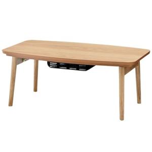 東谷 （AZUMAYA） フォールディングこたつ エルフィ901OAK 幅90cm 長方形タイプ 折...