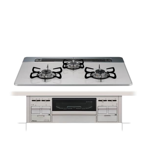 法人配送限定品 PD-509WS-75CV-13A 都市ガス用 パロマ ビルトインコンロ リプラ  ...