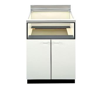 法人配送限定品 パロマ PDC-610W-1 キャビネット 送料無料（沖縄・離島配送不可）｜denking