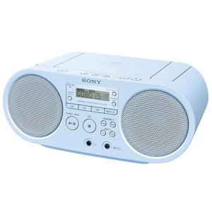 SONY　ZS-S40-L　ブルー　CDラジオ　ZSS40L｜denkiya2