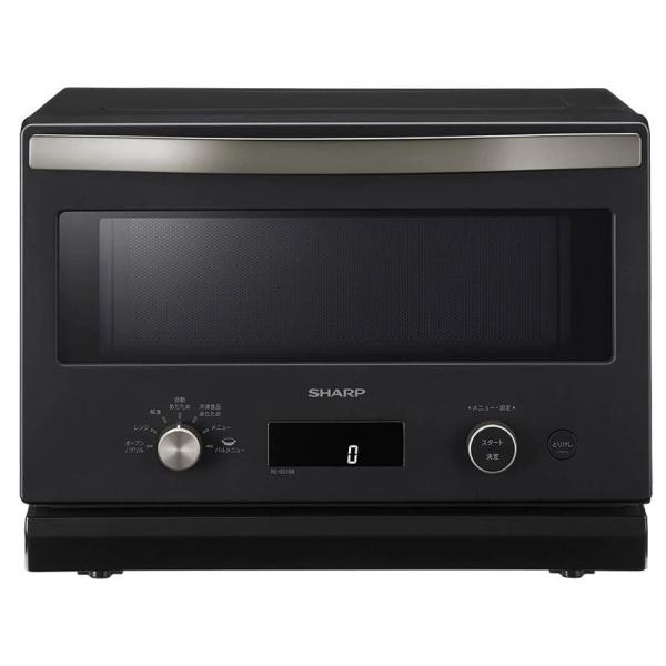 SHARP　RE-SD18B-B　オーブンレンジ　ワイドフラット庫内　18L　RESD18B