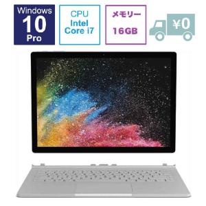 ノートパソコン マイクロソフト Surface Book 2 HNN-00034 13.5インチ Core i7 8650U SSD1TB メモリ16GB Office Windows 10 Pro 顔認証 シルバー 初期設定済み｜denkizoku
