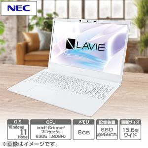 ノートパソコン NEC LAVIE N15 N1515/CAW PC-N1515CAW-PE 15.6インチ Celeron 6305 SSD容量256GB メモリ8GB Office 付属 Windows 11 DVDドライブ 新品