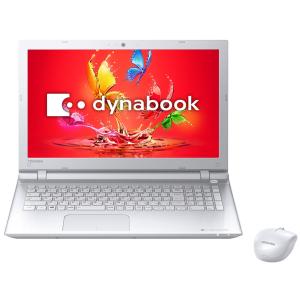 量販店展示品 dynabook T55 PT55UWP-BWA 15.6型 Core i3 メモリ4GB HDD1TB Windows 10 office付き テンキー リュクスホワイト｜電貴族