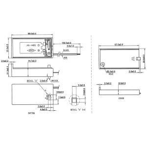 電池ボックス 9V電池 006P スイッチ付き...の詳細画像4