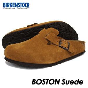 ビルケンシュトック サンダル メンズ ボストン 通常幅 ブラウンスエード BIRKENSTOCK BOSTON BROWN SUEDE 06040｜denpcy