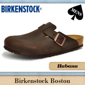 ビルケンシュトック サンダル メンズ ボストン 通常幅 ハバナ オイルド ヌバック レザー BIRKENSTOCK BOSTON 860131｜denpcy