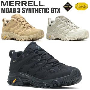 MERRELL メレル モアブ3 シンセティック GTX ゴアテックス メンズ スニーカー シューズ アウトドア ハイキング 黒 茶 白 透湿 防水 MOAB 3 SYNTHETIC GORE-TEX