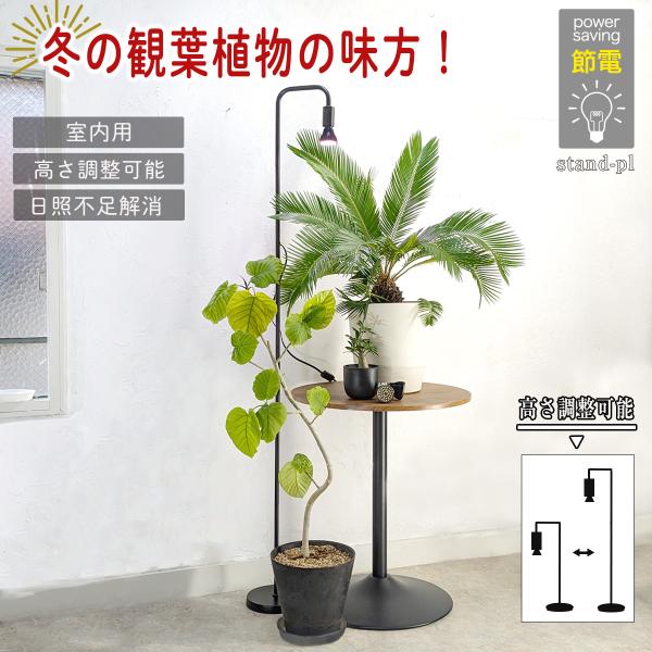 植物育成ライト led e26 スタンドライト 高さ調整可能  育成ライト 植物育成 観葉植物 多肉...