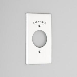 アメリカン電機 161A コンセント用プレート 新金属製【ゆうパケット可能】｜densetsu-n-net