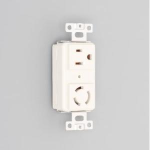 アメリカン電機 3110HCD 複式(コンビ)横型埋込コンセント 接地形2P 15A 125V｜densetsu-n-net