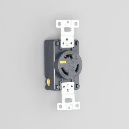 アメリカン電機 3210-L5 埋込コンセント 接地形2P 20A 125V (NEMA L5-20...