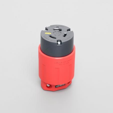 アメリカン電機 3314N-L5-RD コードコネクタボディ (ナイロンカバー) 接地形2P 30A...