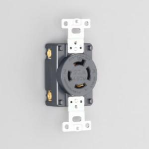 アメリカン電機 4240-L16 埋込コンセント 接地形3P 20A 480V (NEMA L16-20)｜densetsu-n-net