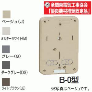 未来工業 B-0DG-Z 【ダークグレー】 積算電力計取付板 B-0型 全関東電気工事協会「優良機材推奨認定品」 （樹脂製メーター板）｜densetsu-n-net