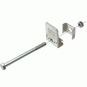 ネグロス電工 HBRC125 【1個単位】 HB吊り金具用補強金具（みぞ形鋼用）電気亜鉛めっき｜densetsu-n-net