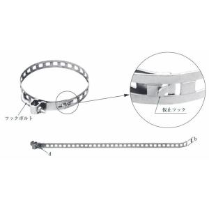 イワブチ【 IBT-208 】自在バンド 【幅:25mm/適用径範囲:φ130〜φ250】【1個単位】｜densetsu-n-net