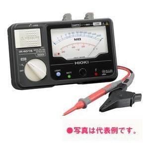 日置電機 アナログメグオームハイテスタ (スイッチ付きリード付属) IR4015-11｜densetsu-n-net