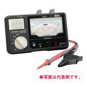 日置電機 アナログメグオームハイテスタ (スイッチ付きリード付属) IR4031-11｜densetsu-n-net