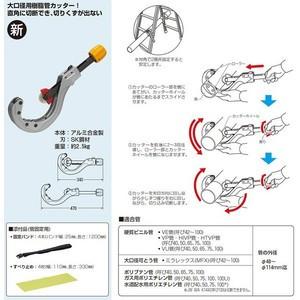 未来工業 エンビ管カッター （大口径用） MC-V114｜densetsu-n-net