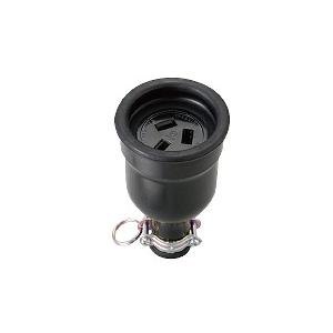 明工社【MC2614-N】設備工事用配線器具 3P 15A 防水コネクターボデー｜densetsu-n-net