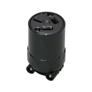 明工社【MC2656】設備工事用配線器具 3P 20A コネクターボデー（3M)A形｜densetsu-n-net