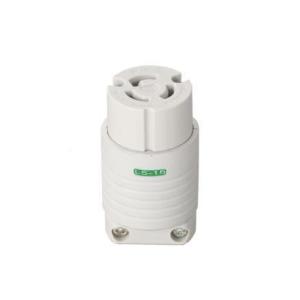 明工社【MH8151W】設備工事用配線器具 接地2P 15Ａ引掛コネクターボデー 15A 125V ...