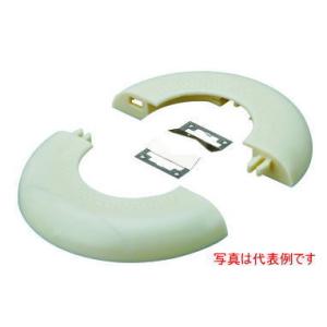 ネグロス電工 OMK19 クリーム 【20枚入り】 電線管用貫通穴化粧カバー（おめかしキャップ）｜densetsu-n-net