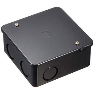 未来工業  PVKボックス 中形四角（浅型） ブラック PVK-ANK｜densetsu-n-net